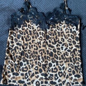 Animal print camisole